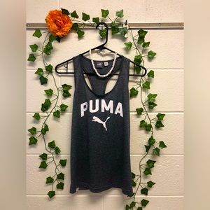PUMA Gray Muscle Tank Top